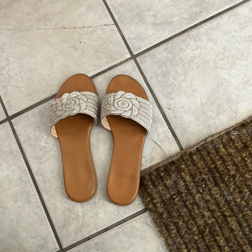 Glitter sandals
